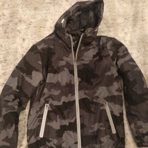 Black camo zip jacket